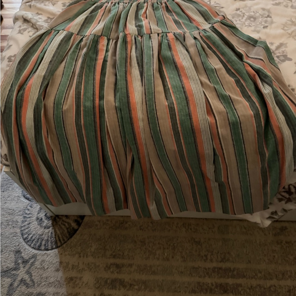 Anthropologie Multicolor Striped Maxi Skirt